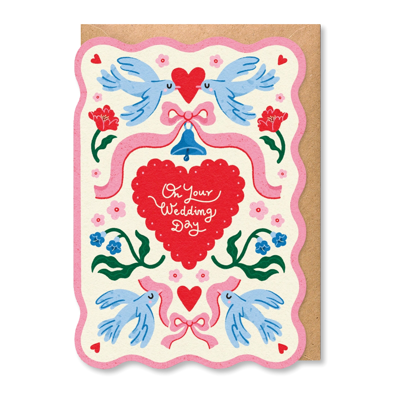 On Your Wedding Day Die-Cut Single Card