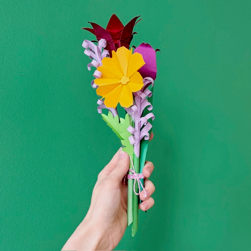 Spring into Beginner Origami: Petite Bouquet Workshop