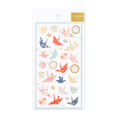 Origami Crane Sticker Set
