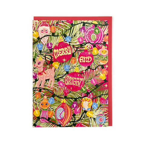 Merry & Bright Ornaments Single Card