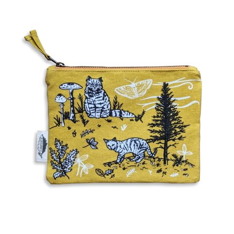 Outside Cats Zippered Pouch