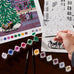 Christmas Square Paint By Number Kit