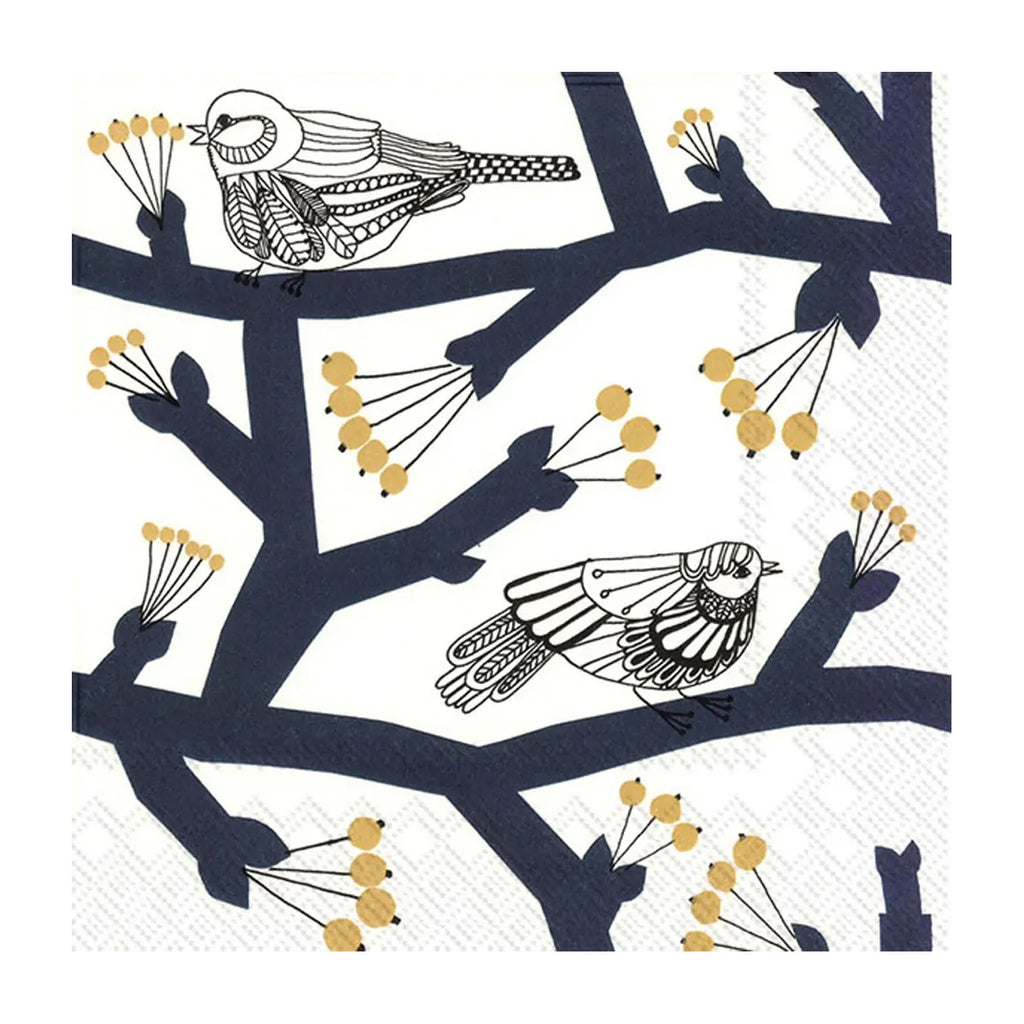 Marimekko Pakkanen Dark Blue Paper Napkins