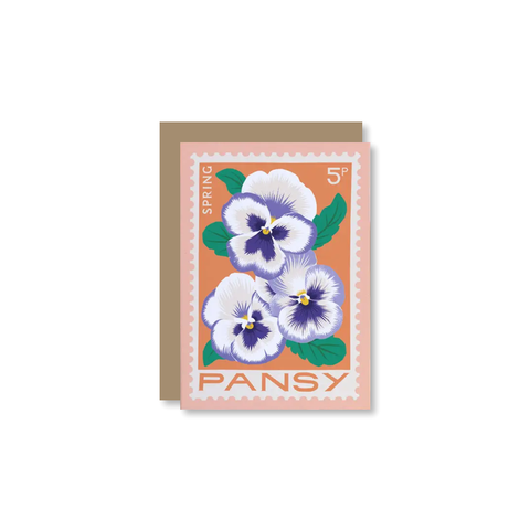 Pansy Mini Single Card