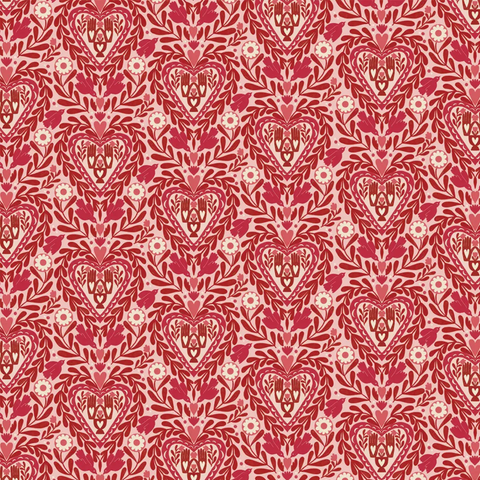Paper Cut Heart Gift Wrap Sheet