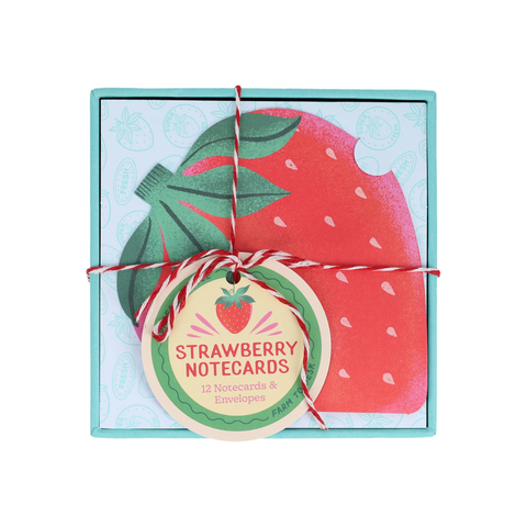Paper Produce Strawberry Notecards