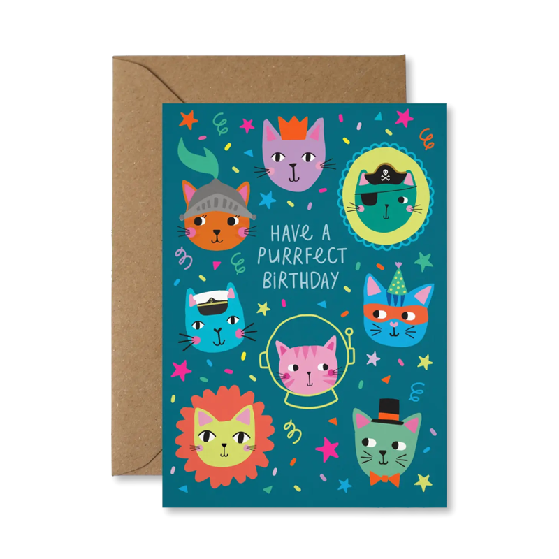 Party Cats Single Card