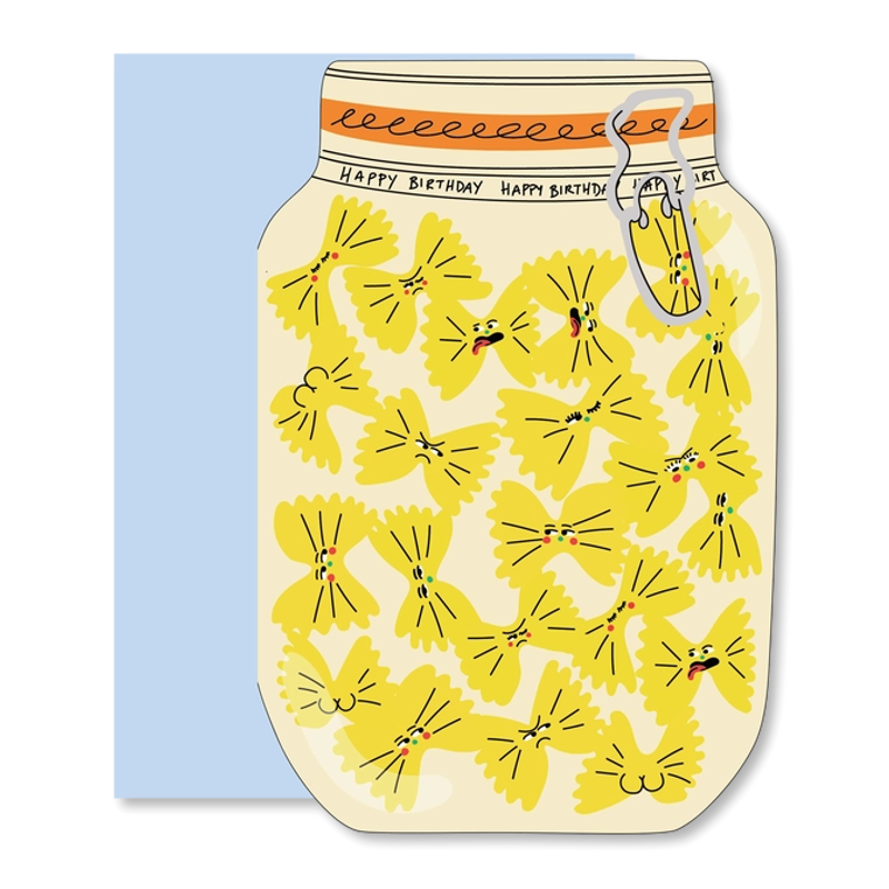 Pasta Jar Single Card