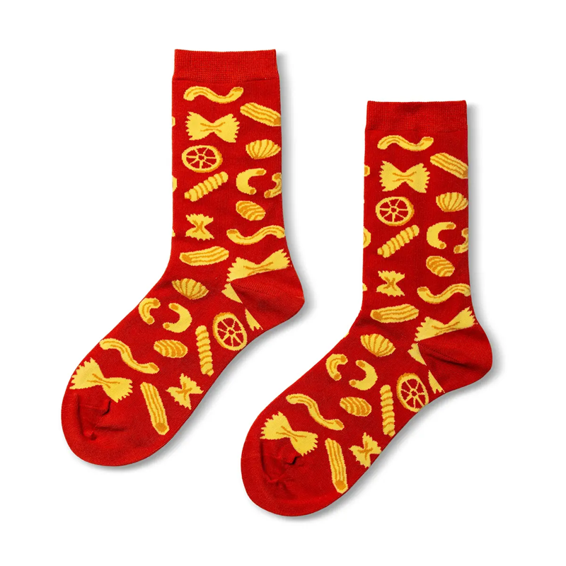 Pasta Crew Socks