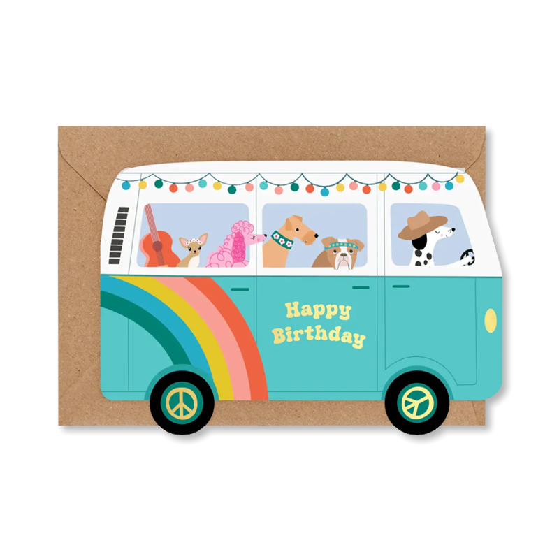 Paws On Tour Single Card