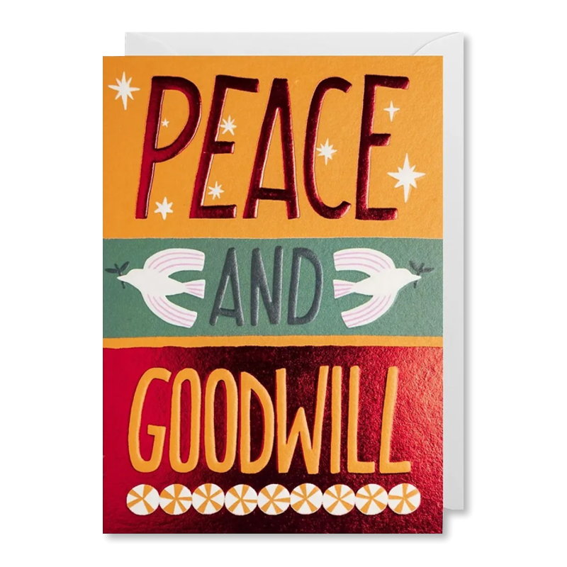 Peace & Goodwill Single Card