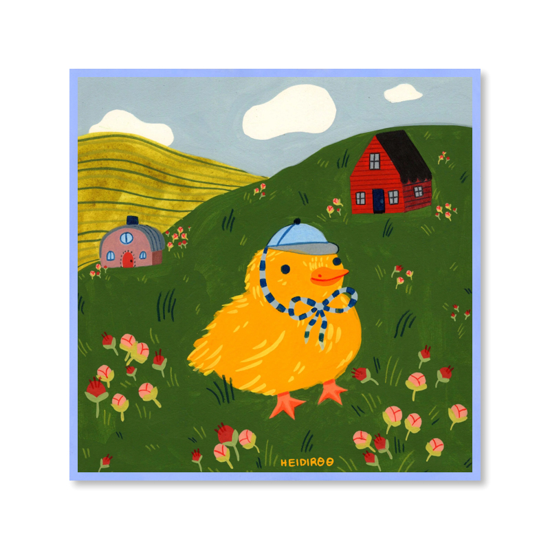 Patito Field Art Print