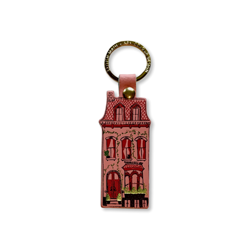 Doll House Keyring - Pale Pink
