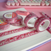 Pink & Red Mushroom Washi Tape - 15mm