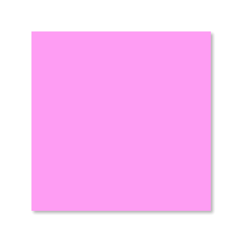 15cm Single Colour Pink - 100 Sheets