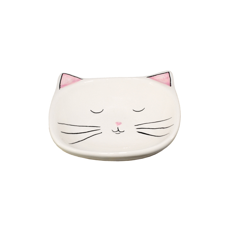 Pinkie Cat Ceramic Trinket Tray