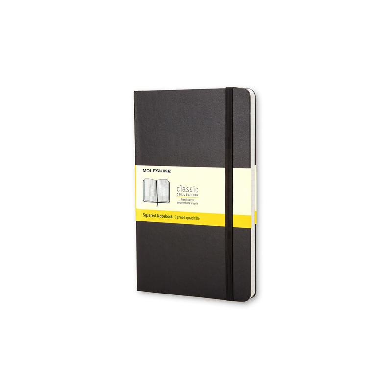 Pocket Hard Cover Squared Notebook