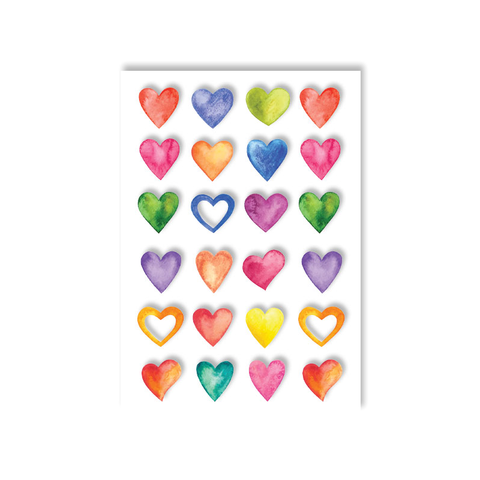 Pop-Up Heart Stickers