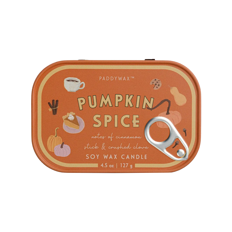 Pumpkin Spice - 4.5 oz Tin Candle