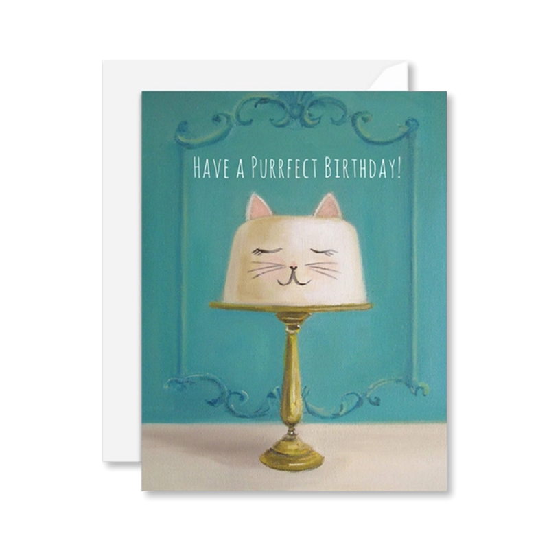 Purrfect Birthday Single Card