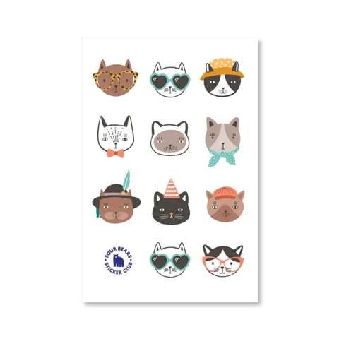 Purr-fect Puffies Sticker Sheet