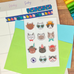 Purr-fect Puffies Sticker Sheet