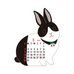 2025 Rabbit Die Cut Calendar