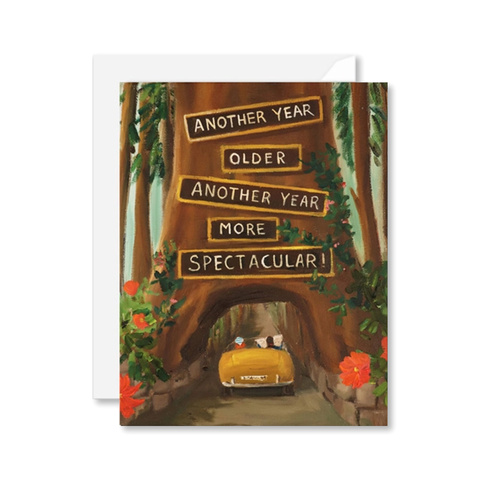 Redwood Birthday Single Card