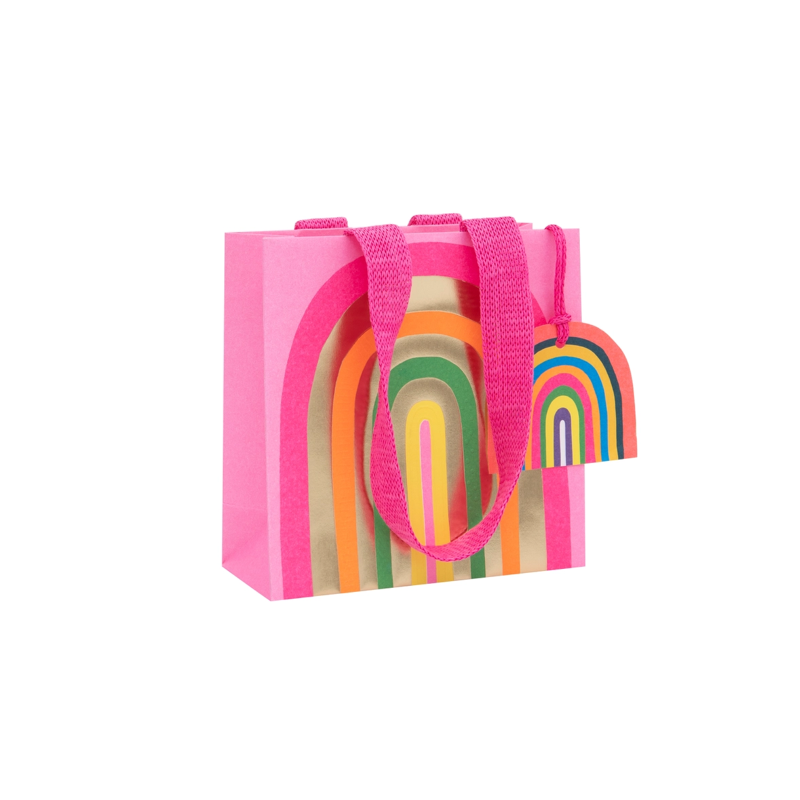 Retro Rainbows Small Gift Bag