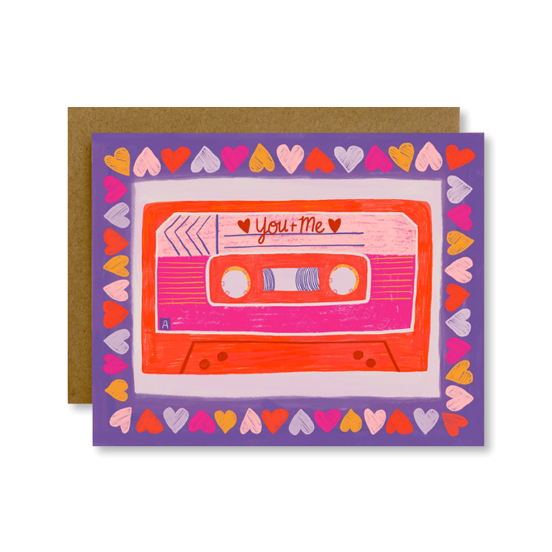 Retro Mix Tape Single Card