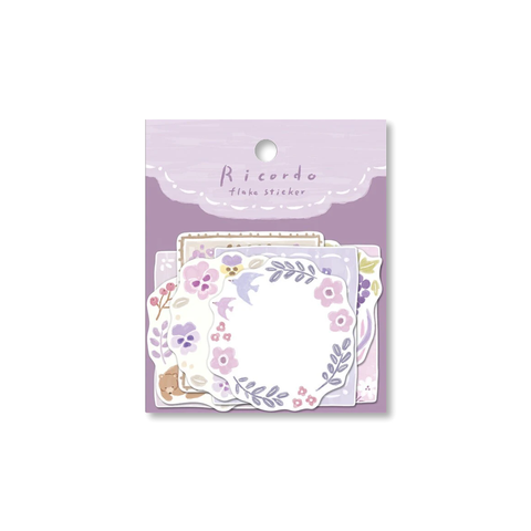 Ricordo Label Stickers - Purple