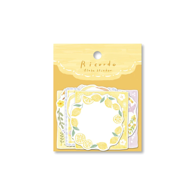 Ricordo Label Stickers - Yellow