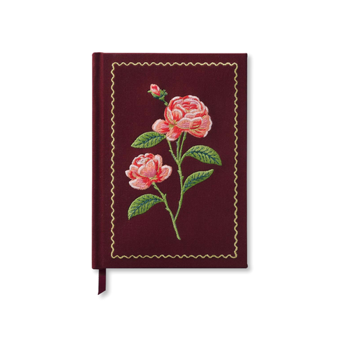 Rifle Paper Co. Roses Embroidered Notebook