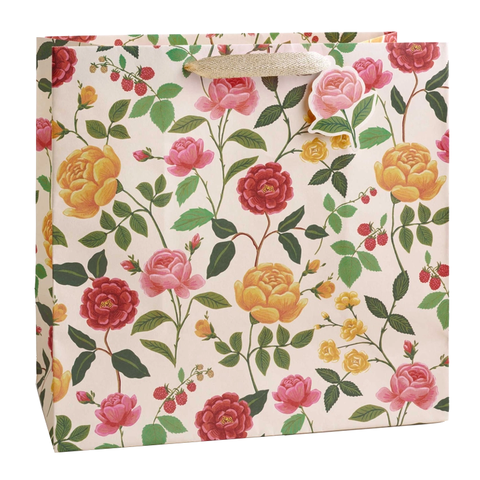 Rifle Paper Co. Roses Large Gift Bag