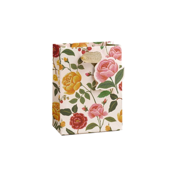 Rifle Paper Co. Roses Small Gift Bag