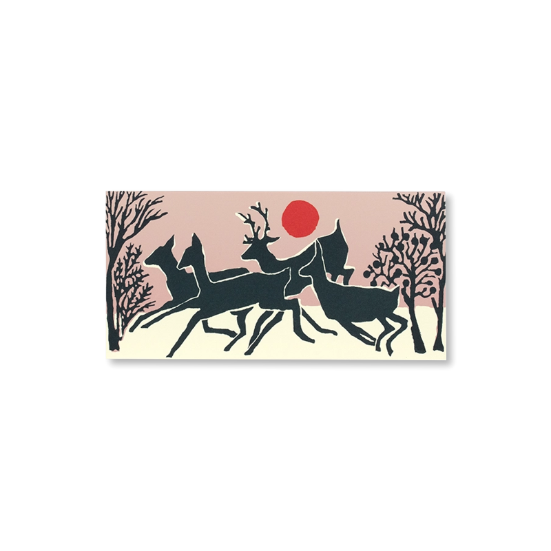 Running of The Deer Single Card