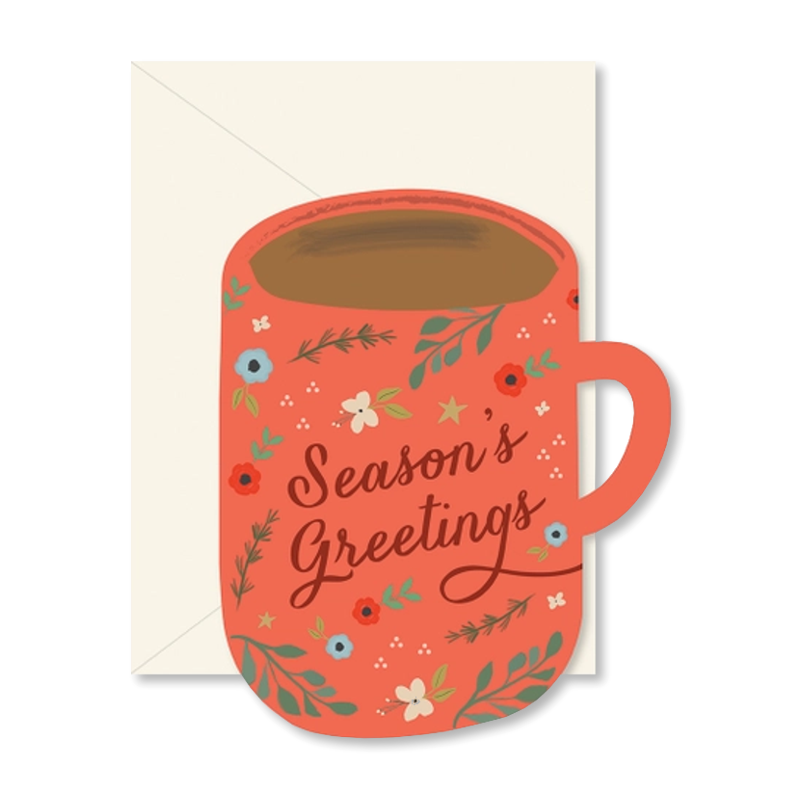 Season's Greetings Mug Single Card