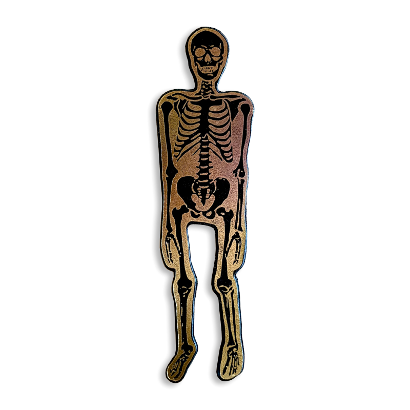 Skeleton Leather Bookmark