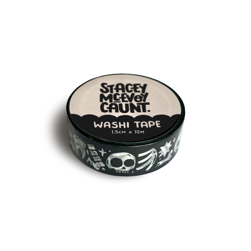 Skull & Bones Washi Tape - 15mm