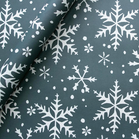 Snowflake Patterned Paper Gift Wrap