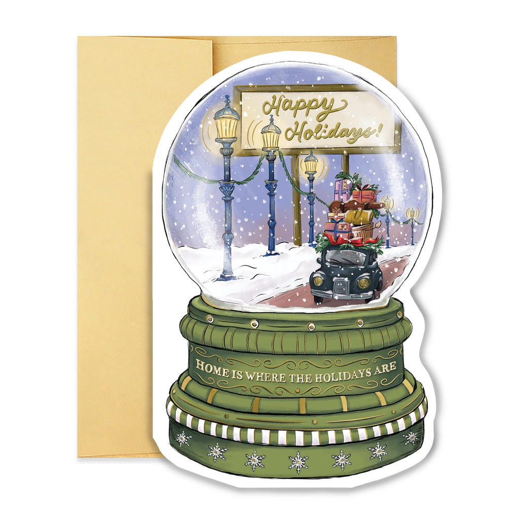 Snowglobe Happy Holidays Single Card