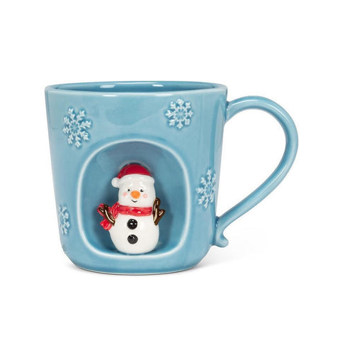 Snowflake & Snowman Mug