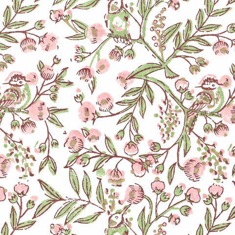 Song Birds Blush Wrap Sheet