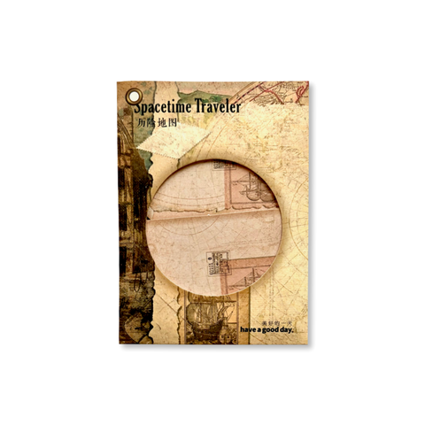 Spacetime Traveller Around The World Stickers