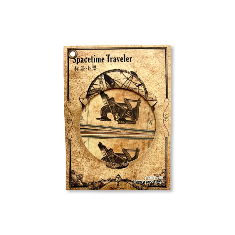 Spacetime Traveller Victorian Icon Stickers