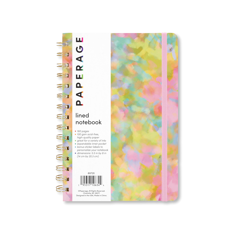 Spiral Bound Hardcover Journal - Whimsical Garden