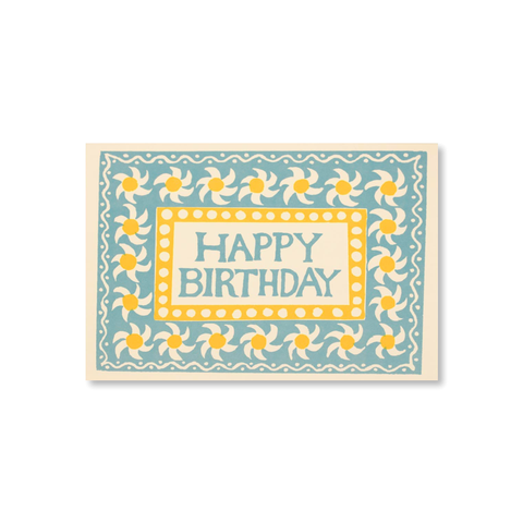 Springtime Birthday Single Card