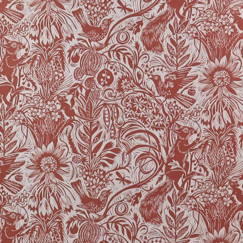 Squirrel & Sunflower Double Sided Gift Wrap Sheet