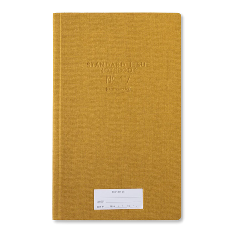 Standard Issue Tall Notebook No. 17 - Ochre