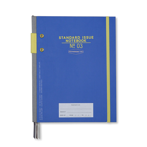 Standard Issue Notebook No. 3 - Cobalt/Citron